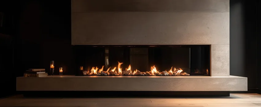 Gas Fireplace Ember Bed Design Services in San Bruno, California
