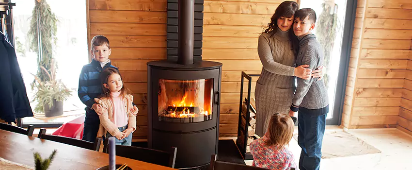 Morso Cast Iron Fireplace Insert Installation in San Bruno, California
