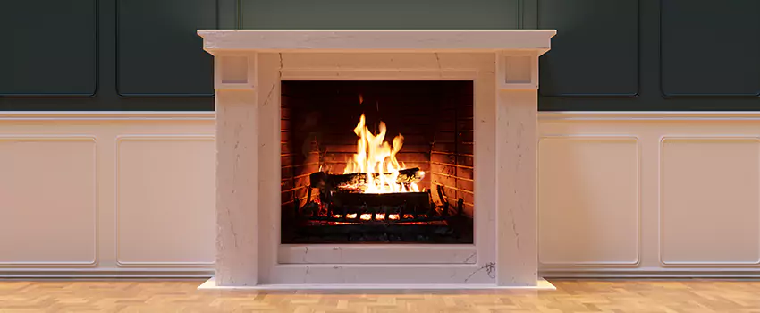 Open Flame Wood-Burning Fireplace Installation Services in San Bruno, California
